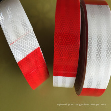 High Quality White and Red Pet Warning Marking Sticker Reflective Tape